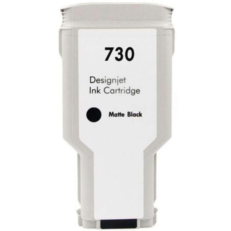 CARTUCCIA COMPATIBILE (P2V71A, 730) PER HP DESIGNJET T1600 | 300ML | NERO MATTE