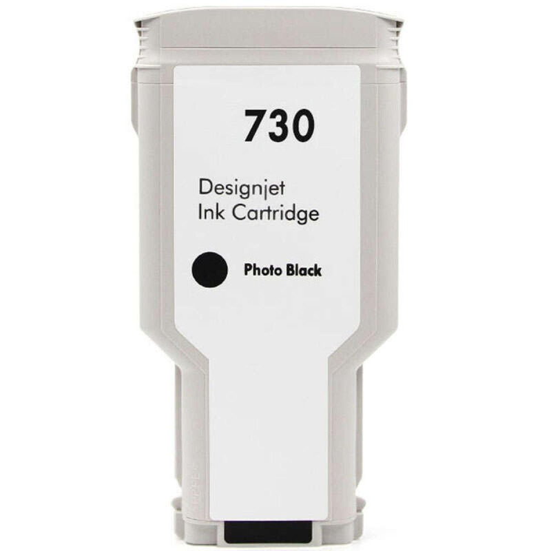 CARTUCCIA COMPATIBILE (P2V73A, 730) PER HP DESIGNJET T1600 | 300ML | NERO FOTO