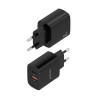 CARICABATTERIE AISENS GAN 30W - USB-C PD3.0 - TECNOLOGIA AI PER RILEVARE PROTOCOLLO E VELOCITÀ DI RICARICA - NERO