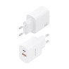 CARICABATTERIE AISENS GAN 30W - USB-C PD3.0 - TECNOLOGIA AI PER RILEVARE PROTOCOLLO E VELOCITÀ DI RICARICA - BIANCO