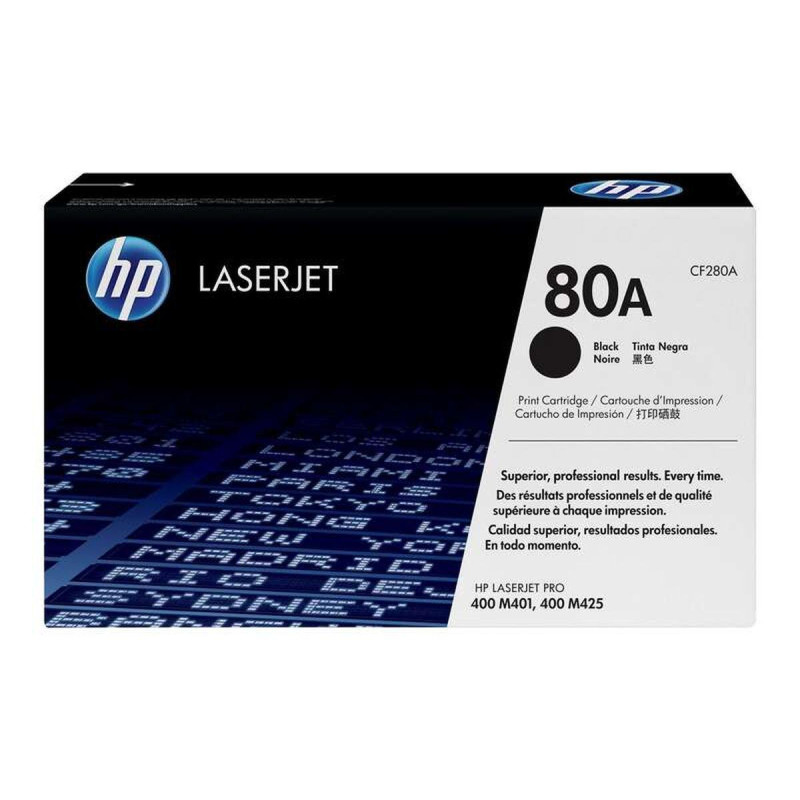 TONER ORIGINALE (CF280A, 80A) HP LASERJET PRO 400 M401 | 2,7K