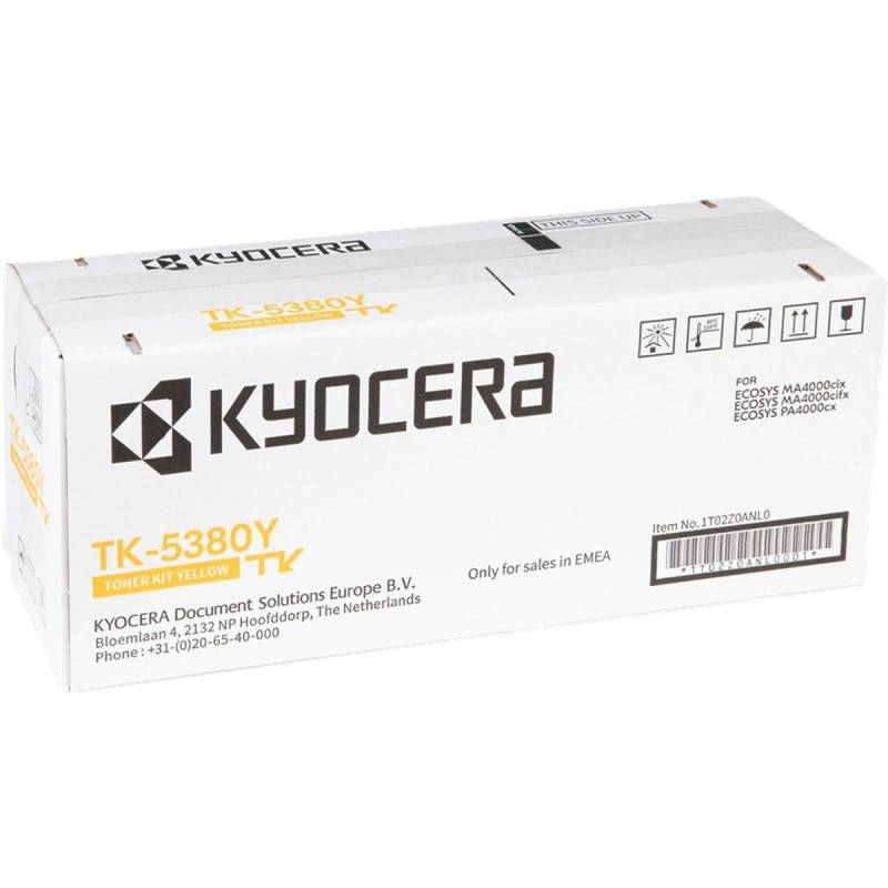 TONER ORIGINALE (TK-5380Y, 1T02Z0ANL0) PER KYOCERA ECOSYS PA3500CX (10K) GIALLO