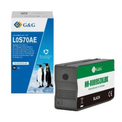 CARTUCCIA RIGENERATA ANTI-FIRMWARE UPGRADE (L0S70AE, 953XLBK) PER HP OFFICEJET PRO 8210 (2K) NERO