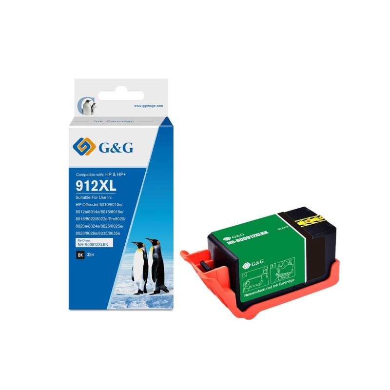CARTUCCIA RIGENERATA ANTI-FIRMWARE UPGRADE (3YL84AE, 912XL) PER HP OFFICEJET PRO 8010 | NERO