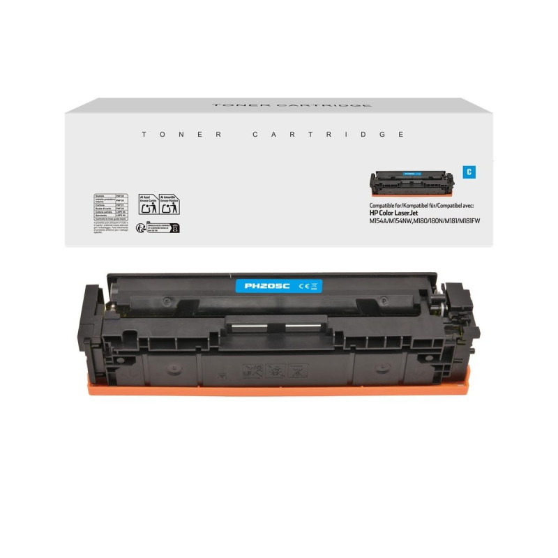 TONER COMPATIBILE (CF531A, 205A) PER HP COLOR LASERJET PRO MFP M180N | CIANO