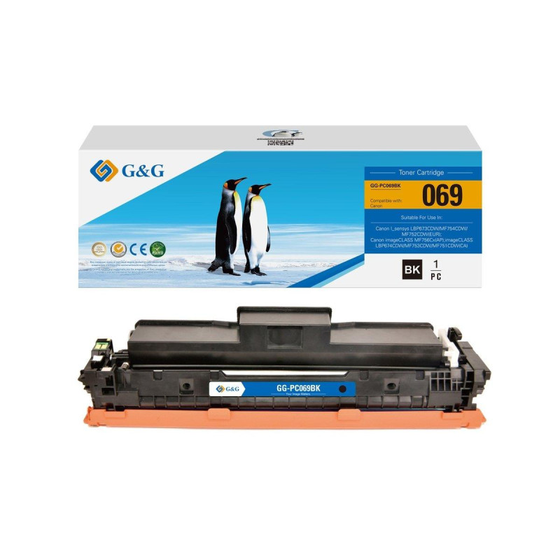 TONER COMPATIBILE (5094C002, 069, 069BK) PER CANON LBP673CDW | NERO