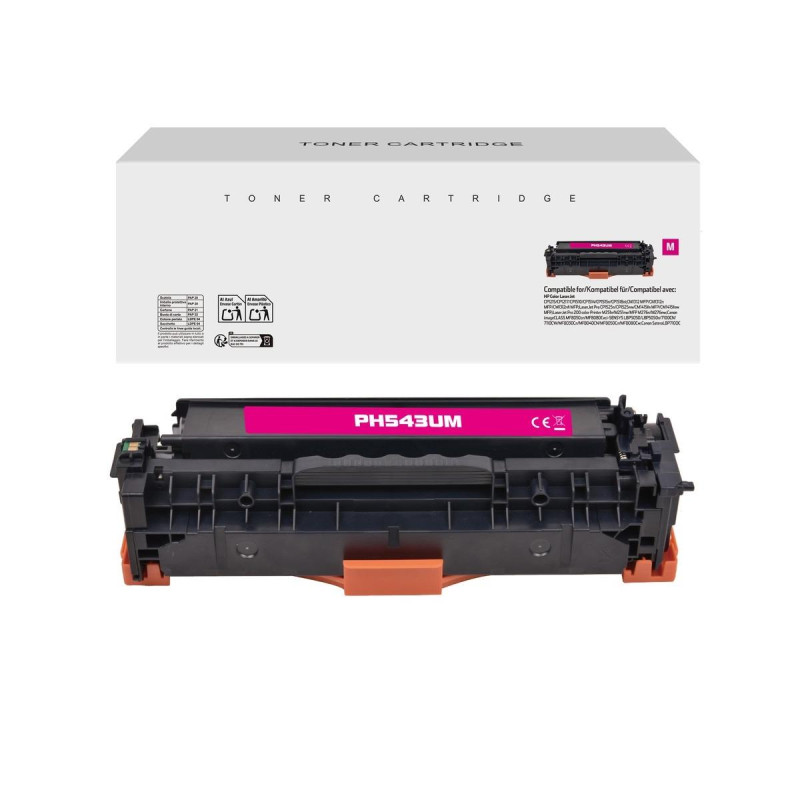 TONER COMPATIBILE (CB543A, 125A, CE323A, CF213A, 716M, 731M) PER HP CP1215 (1,4K) MAGENTA