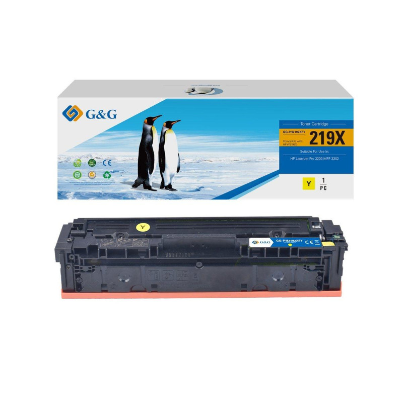 TONER RIGENERATO (W2192X) PER HP COLOR LASERJET PRO MFP 3302FDNG | GIALLO XL | 2,5K