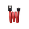 CAVO DATI SATA NANOCABLE CON CONNETTORI ANGOLARI 0,50 M - ROSSO
