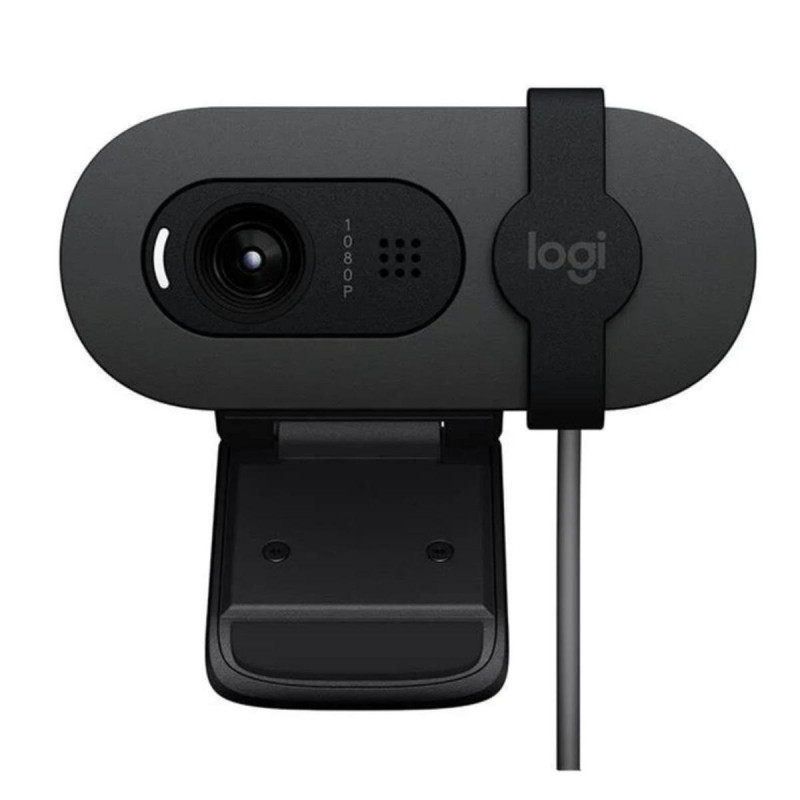 WEBCAM LOGITECH BRIO 105 FULL HD - 2 MEGAPIXEL - ANTIRIFLESSO - COLORE GRAFITE