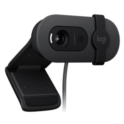 WEBCAM LOGITECH BRIO 100 FULL HD - 2 MEGAPIXEL - ANTIRIFLESSO - COLORE GRAFITE