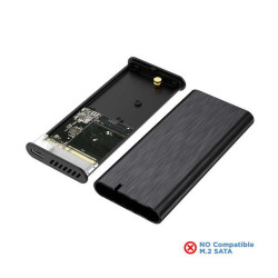 BOX ESTERNO M.2 (NGFF) PER SSD M.2 NVME SU USB3.2 GEN2 - NERO