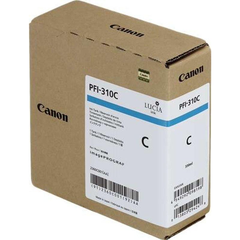 CARTUCCE PLOTTER ORIGINALI (2360C001, PFI-310) CANON TX3000 | CIANO