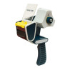 DISPENSER PER NASTRO ADESIVO APLI - PER ROTOLI STANDARD E COMPATTI - FACILE DA USARE E CARICARE - ROBUSTO E DUREVOLE - BIANCO