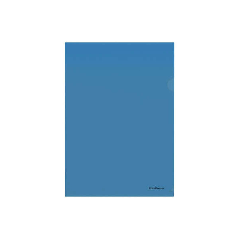 CARTELLE PORTADODUMENTI ERICHKRAUSE FIZZY CLASSIC - FORMATO A4 CON LINGUETTA A PRESSIONE - CONTIENE 20 FOGLI - FINITURA BLU TEST