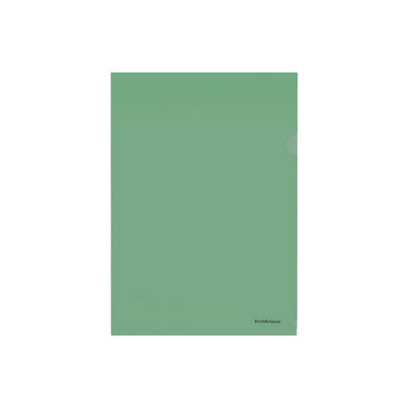 CARTELLE PORTADODUMENTI ERICHKRAUSE FIZZY CLASSIC - FORMATO A4 CON LINGUETTA A PRESSIONE - CONTIENE 20 FOGLI - FINITURA VERDE TE