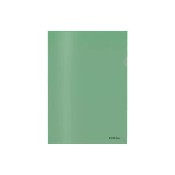 CARTELLE PORTADODUMENTI ERICHKRAUSE GLOSSY CLASSIC CON BORDI RIFINITI A MANO - FORMATO A4 SEMITRASPARENTE - VERDE