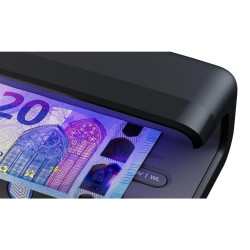 RILEVATORE DI BANCONOTE FALSE SAFESCAN 75 LED UV - RIFLETTORE INTEGRATO - ADATTO PER PASSAPORTI, CARTE D'IDENTITÀ E CARTE DI CRE