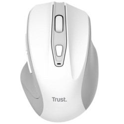 MOUSE WIRELESS TRUST NITO USB 2.4GHZ 800-2200DPI - 5 PULSANTI - SILENZIOSO - COLORE BIANCO