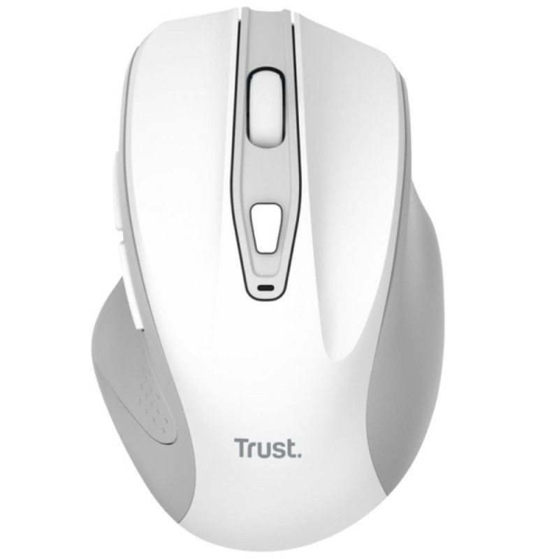 MOUSE WIRELESS TRUST NITO USB 2.4GHZ 800-2200DPI - 5 PULSANTI - SILENZIOSO - COLORE BIANCO