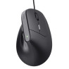 MOUSE ERGONOMICO TRUST BAYO II - 2400 DPI - 6 PULSANTI - COLORE NERO