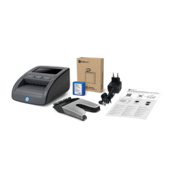 RILEVATORE DI BANCONOTE FALSE SAFESCAN 155-S - RILEVATORE AUTOMATICO DI BANCONOTE FALSE - BATTERIA E IMPILATORE INCLUSI - CONTRO