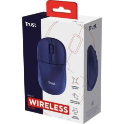 MOUSE WIRELESS TRUST PRIMO - 1600 DPI - 4 PULSANTI - BLU