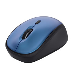 MOUSE WIRELESS TRUST IVY+ - 1600 DPI - COMPATTO - 12 MESI DI GARANZIA - COLORE BLU