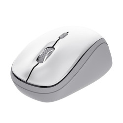 MOUSE WIRELESS BLUETOOTH TRUST IVY+ 1600 DPI - 3 PULSANTI - UTILIZZO AMBIDESTRO - 3 DISPOSITIVI - BIANCO
