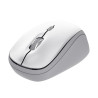 MOUSE WIRELESS BLUETOOTH TRUST IVY+ 1600 DPI - 3 PULSANTI - UTILIZZO AMBIDESTRO - 3 DISPOSITIVI - BIANCO