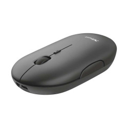 MOUSE WIRELESS RICARICABILE TRUST PUCK 1600 DPI - 3 PULSANTI SILENZIOSI - ULTRA SOTTILE - UTILIZZO AMBIDESTRO - NERO
