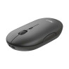 MOUSE WIRELESS RICARICABILE TRUST PUCK 1600 DPI - 3 PULSANTI SILENZIOSI - ULTRA SOTTILE - UTILIZZO AMBIDESTRO - NERO