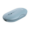 MOUSE WIRELESS RICARICABILE TRUST PUCK 1600 DPI - 3 PULSANTI SILENZIOSI - ULTRA SOTTILE - UTILIZZO AMBIDESTRO - BLU