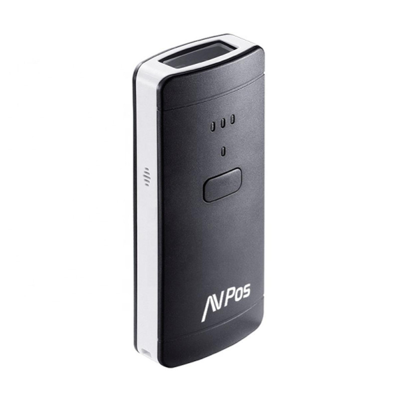 LETTORE DI CODICI PORTATILE AVPOS BP200 - BATTERIA DA 1600 MAH - CODICI 1D, 2D E QR - USB, BLUETOOTH - NERO