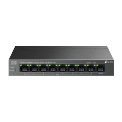SWITCH TP-LINK LS109P LITEWAVE CON 9 PORTE RJ45 DA 100 MBPS - NON GESTITO - 8XPOE+ - PLUG AND PLAY - RIPRISTINO AUTOMATICO
