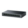 SWITCH TP-LINK LS109P LITEWAVE CON 9 PORTE RJ45 DA 100 MBPS - NON GESTITO - 8XPOE+ - PLUG AND PLAY - RIPRISTINO AUTOMATICO