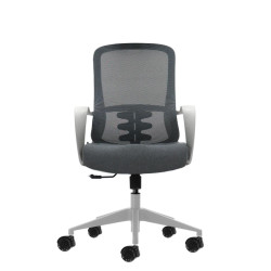 SEDIA DA UFFICIO ERGONOMICA OQONOS CHERG 006 CON SCHIENALE IN RETE TRASPIRANTE, PISTONE A GAS DI CLASSE 4, SUPPORTO LOMBARE, BRA