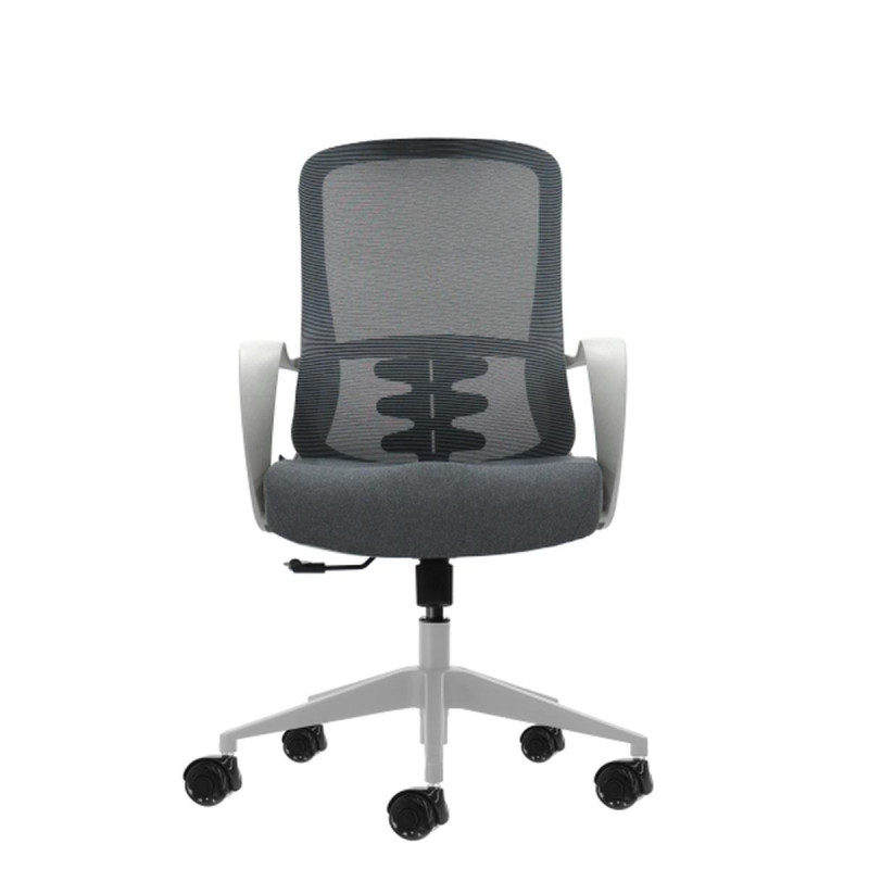 SEDIA DA UFFICIO ERGONOMICA OQONOS CHERG 006 CON SCHIENALE IN RETE TRASPIRANTE, PISTONE A GAS DI CLASSE 4, SUPPORTO LOMBARE, BRA