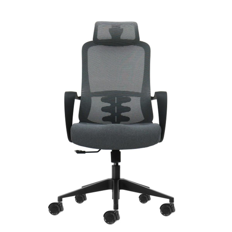 SEDIA DA UFFICIO ERGONOMICA OQONOS CHERG 005 CON POGGIATESTA CERVICALE REGOLABILE, SCHIENALE IN RETE TRASPIRANTE, PISTONE A GAS 