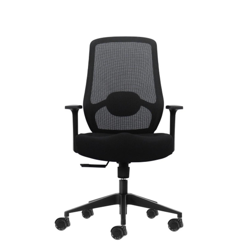 SEDIA DA UFFICIO ERGONOMICA OQONOS CHERG 001 CON SUPPORTO LOMBARE REGOLABILE IN ALTEZZA E PROFONDITÀ, SCHIENALE IN RETE TRASPIRA