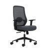 SEDIA DA UFFICIO ERGONOMICA OQONOS CHERG 003 CON SUPPORTO LOMBARE REGOLABILE IN ALTEZZA E PROFONDITÀ, SCHIENALE IN RETE TRASPIRA