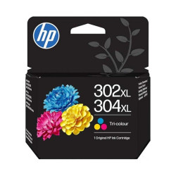 CARTUCCIA ORIGINALE (302XL/304XL - B7RT8AE, F6U67AE, N9K07AE) HP OFFICEJET 3830 | CMY