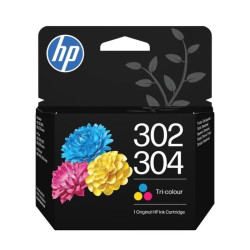 CARTUCCIA ORIGINALE (302/304 - B7RT6AE, F6U65AE, N9K05AE) HP OFFICEJET 3830 | CMY