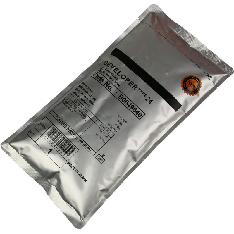 DEVELOPER COMPATIBILE (TYPE-24, B064-9645, B064-9640) PER RICOH AFICIO 1060 (JAPAN)