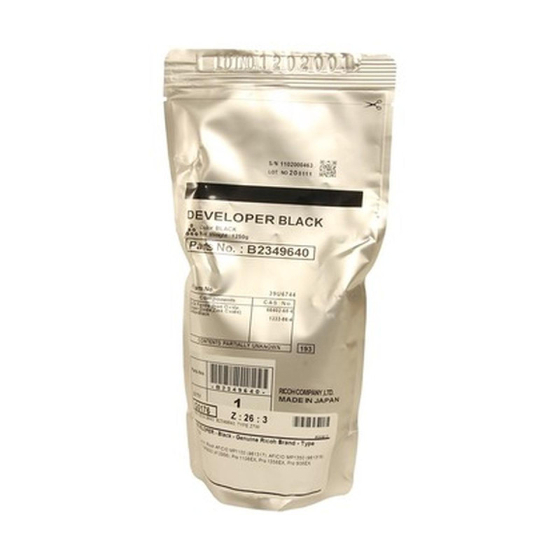 DEVELOPER ORIGINALE RICOH (TYPE27, B2349640) AFICIO MP 1100 (1X1250GR)