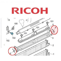 RICOH D0092650 - TORSION SPRING - REGISTRATION