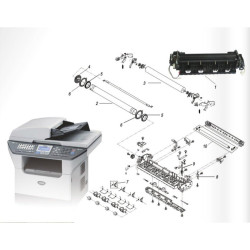 RULLO FUSORE SUPERIORE COMPATIBILE PER BROTHER MFC-8480 (UFR-B5240)