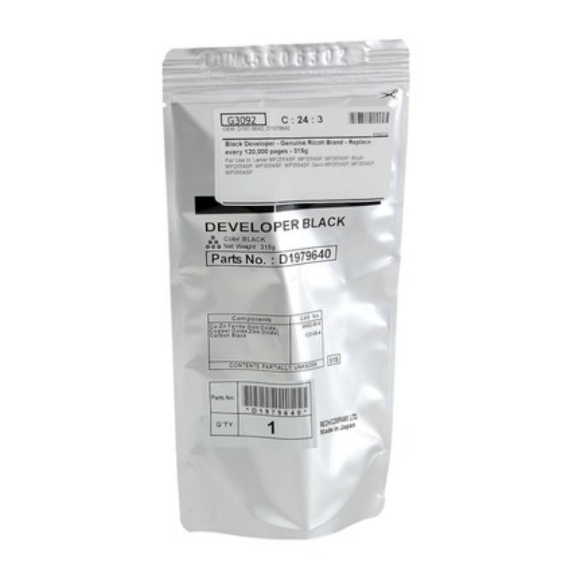 DEVELOPER ORIGINALE (D197-9641, D197-9640) RICOH MP2554 (1X315GR)