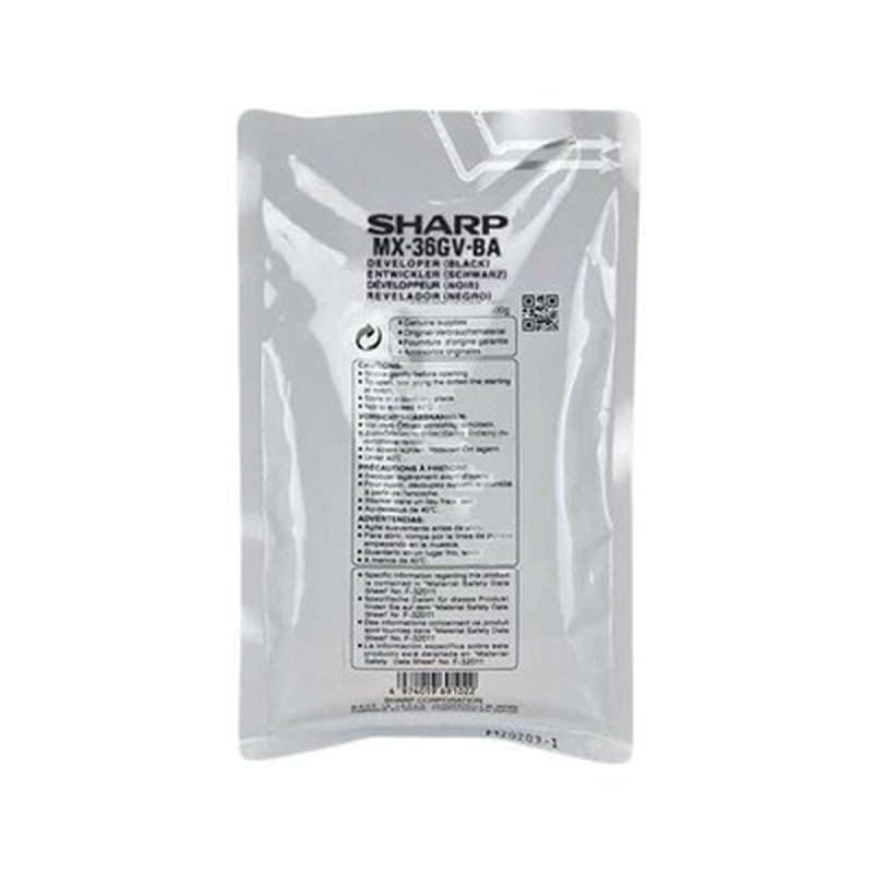 DEVELOPER NERO ORIGINALE (MX36GVBA, MX-36GVBA) SHARP MX2310