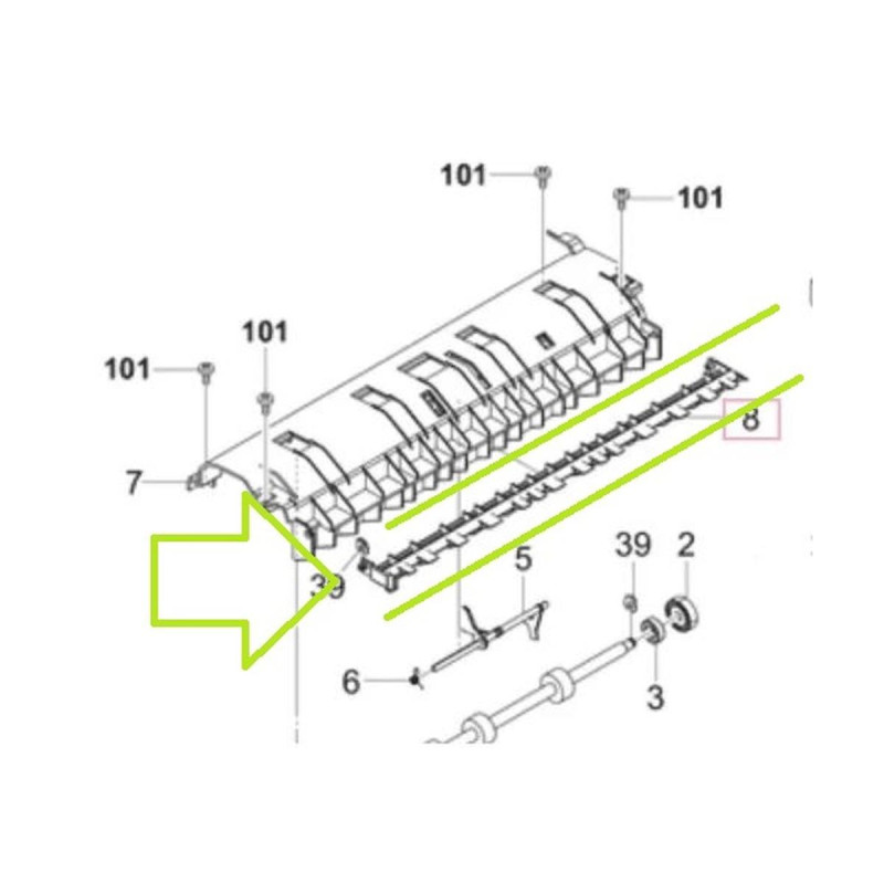 GUIDE LOOP SHIFT ORIGINALE KYOCERA